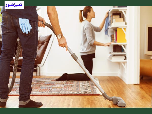  خدمات نظافت داخل منازل و نظافت مشاعات و راه پله در چهار راه دانشکده